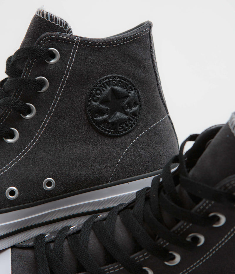 Converse Cons CTAS Pro Suede Shoes in Dark Matter and Black / White