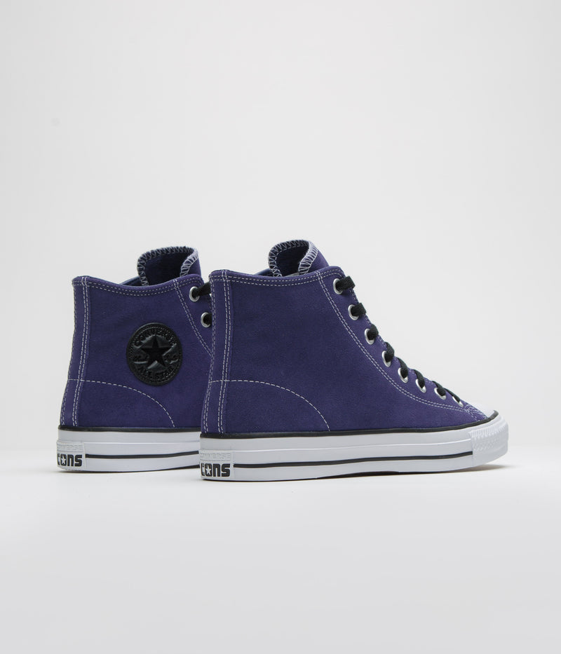 Converse Cons CTAS Pro Suede Shoes in Fresh Blueberry and Black / White