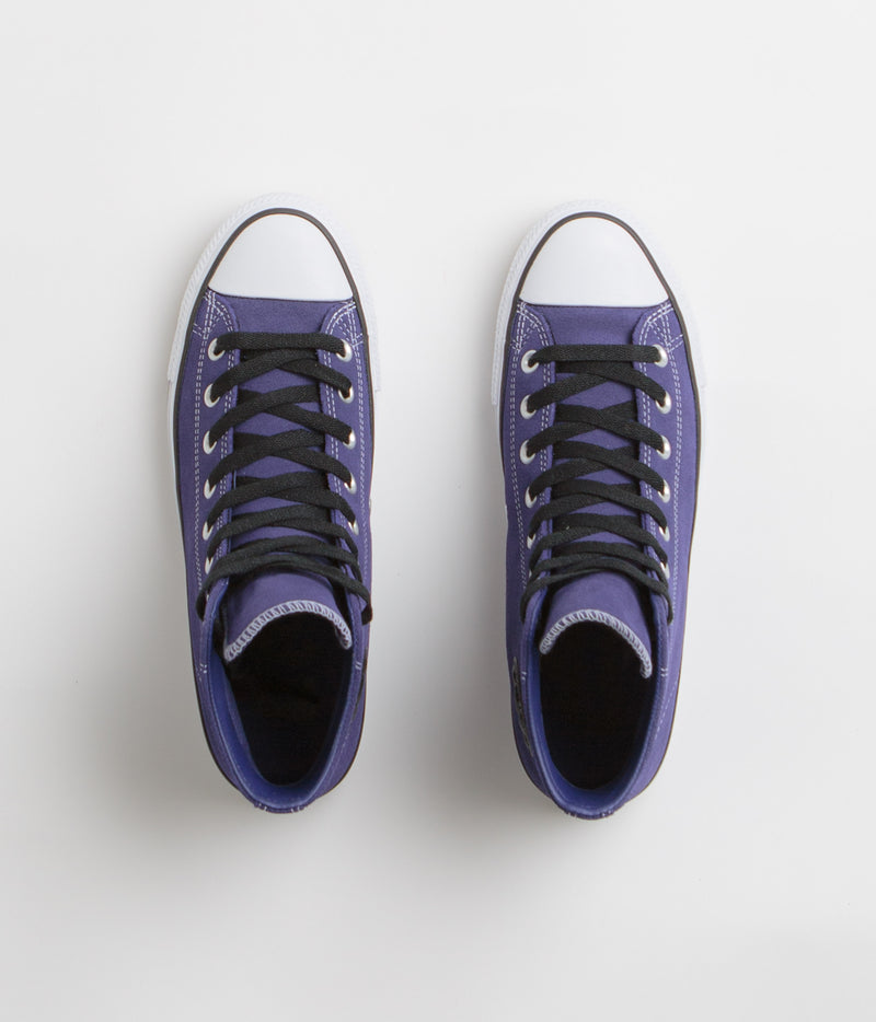 Converse Cons CTAS Pro Suede Shoes in Fresh Blueberry and Black / White