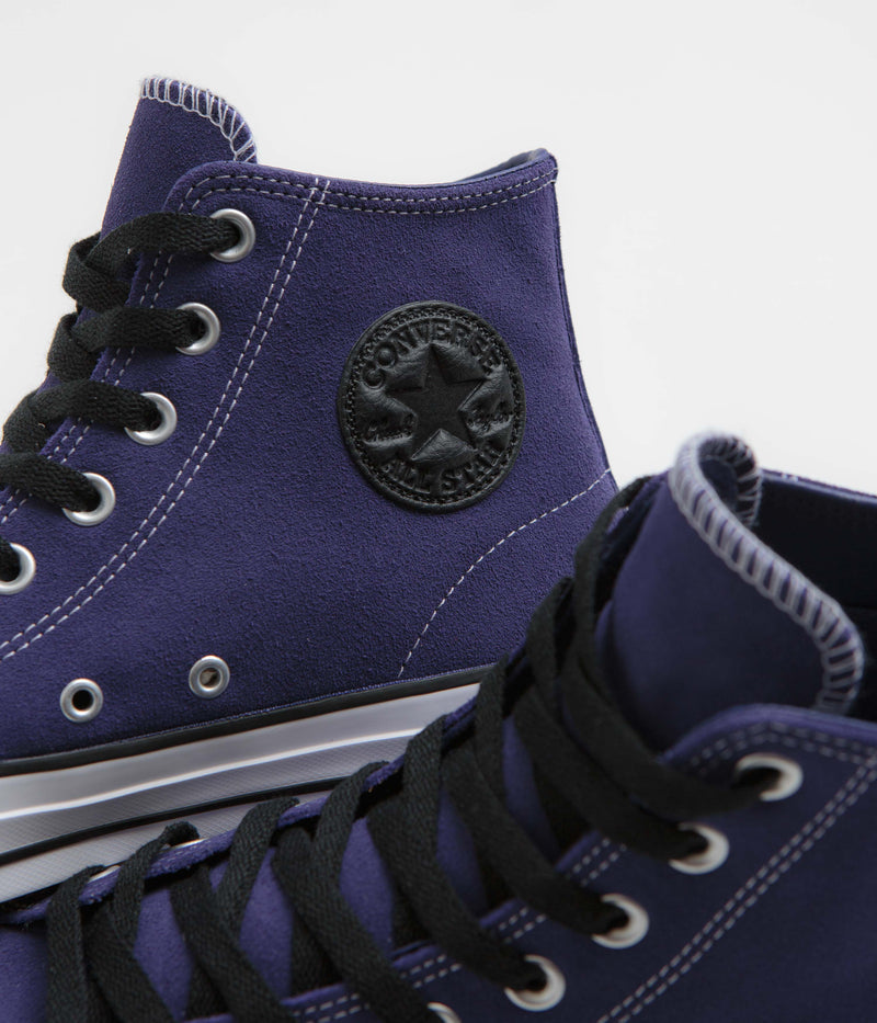 Converse Cons CTAS Pro Suede Shoes in Fresh Blueberry and Black / White