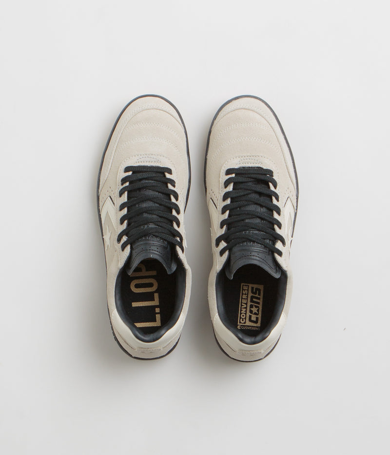 Converse Cons Louie Lopez Pro 2 Shoes in Egret and Black / Gum