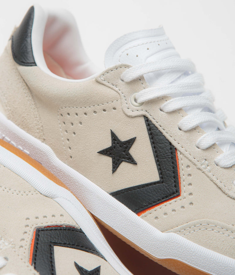 Converse Louie Lopez Pro 2 Shoes in Egret and White / Orange