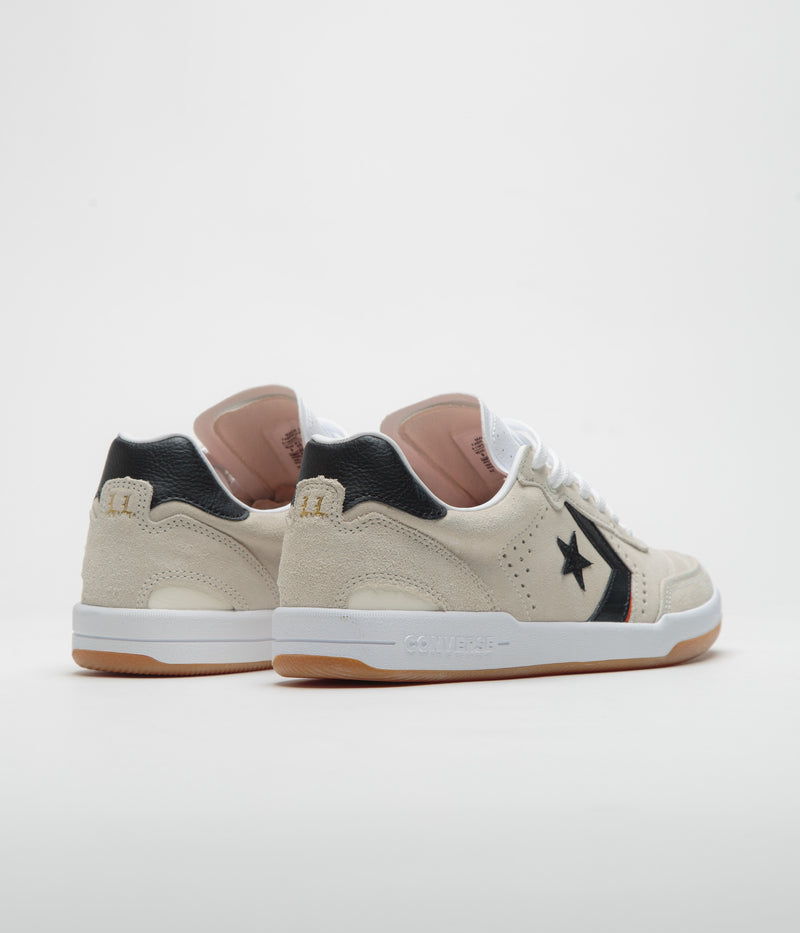 Converse Louie Lopez Pro 2 Shoes in Egret and White / Orange