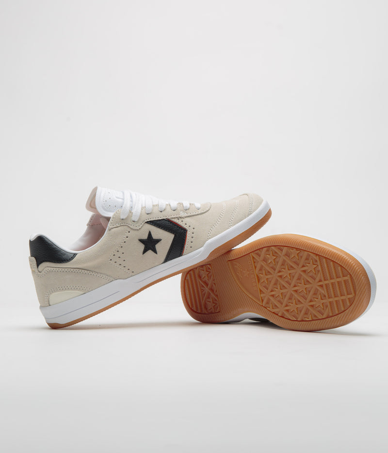 Converse Louie Lopez Pro 2 Shoes in Egret and White / Orange