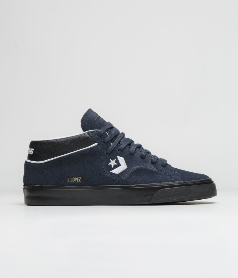 Converse Cons Louie Lopez Pro Mid Shoes in Into The Void and Black / White