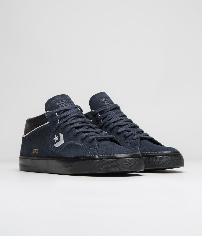 Converse Cons Louie Lopez Pro Mid Shoes in Into The Void and Black / White
