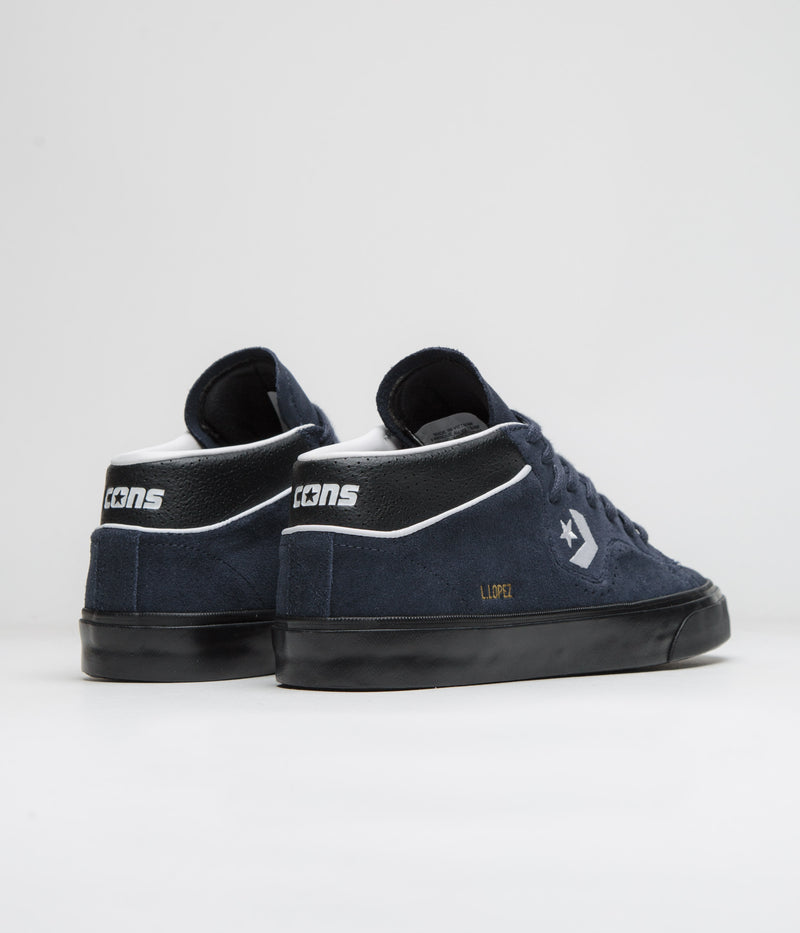 Converse Cons Louie Lopez Pro Mid Shoes in Into The Void and Black / White
