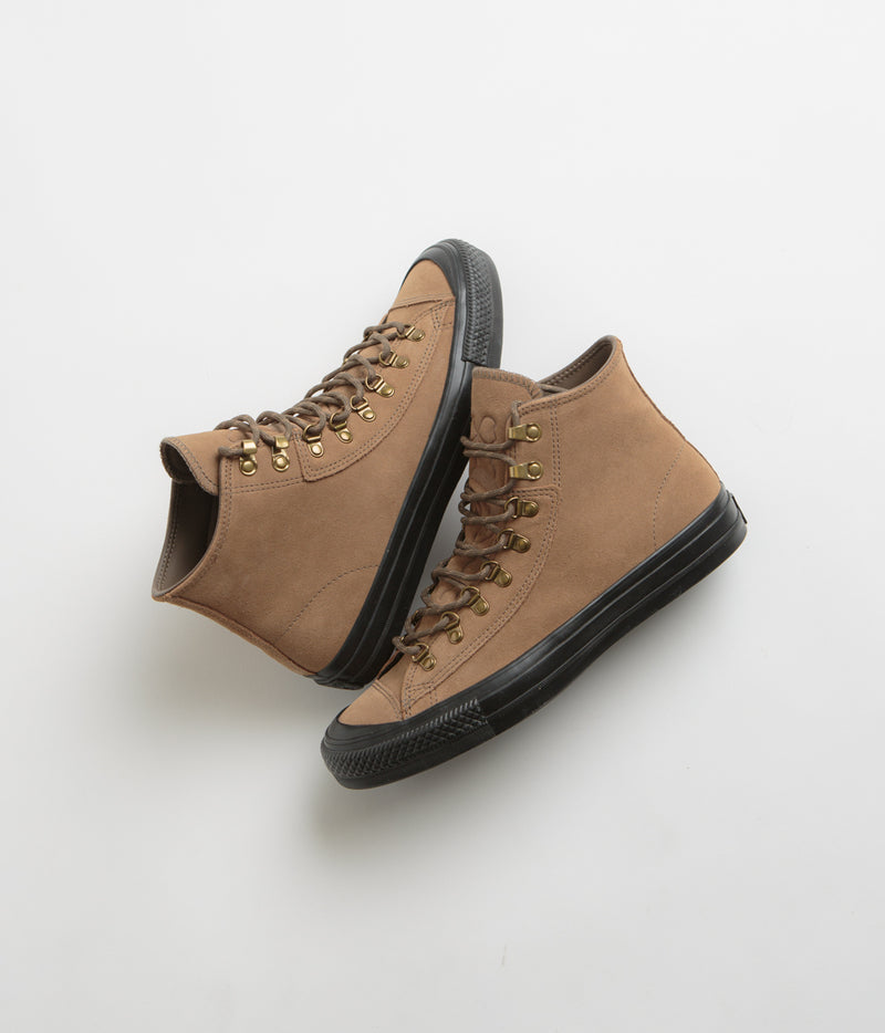 Converse x Roman Gonzalez CTAS Pro Hi Shoes in Mushroom Forage and Black