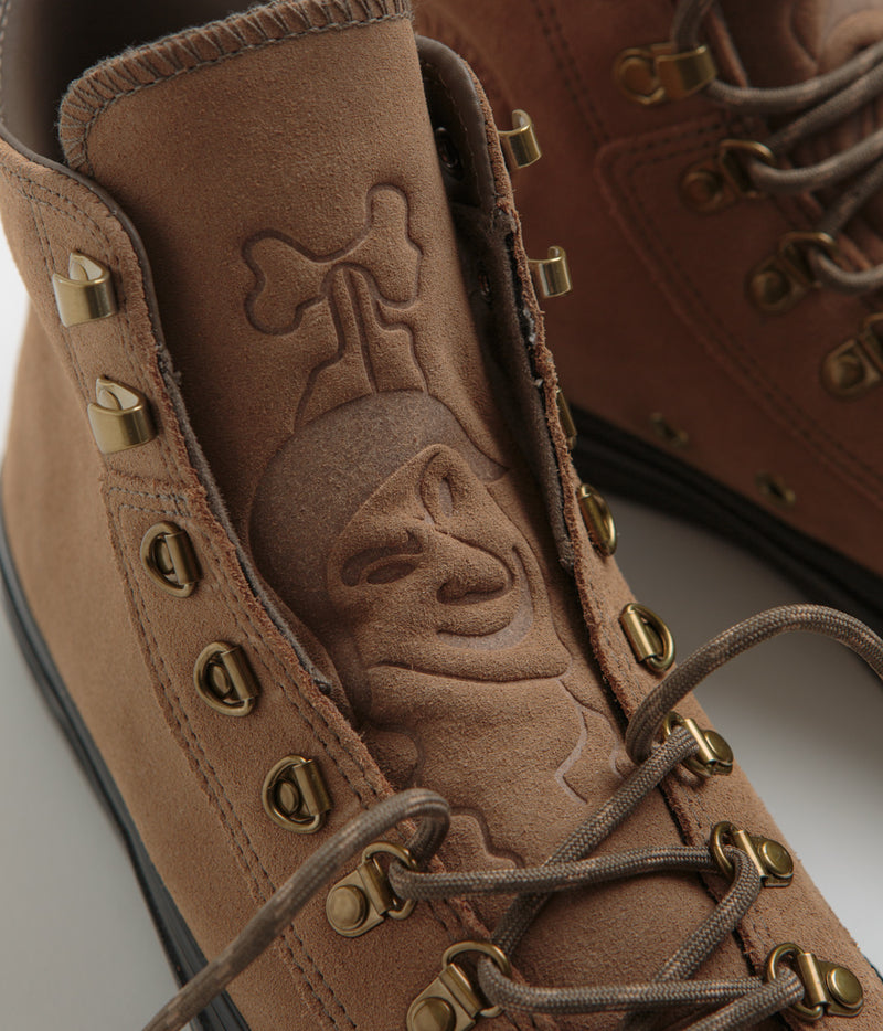 Converse x Roman Gonzalez CTAS Pro Hi Shoes in Mushroom Forage and Black
