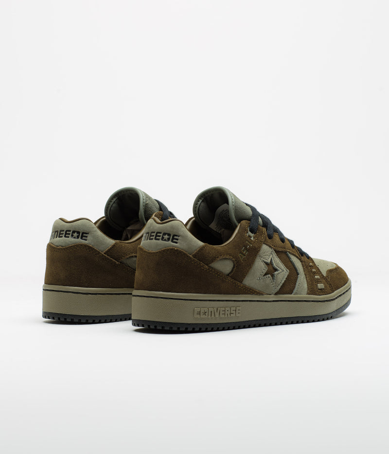 Converse x Sneeze Mag AS-1 Pro Ox Shoes in Olive Submarine and Surplus Olive / Black