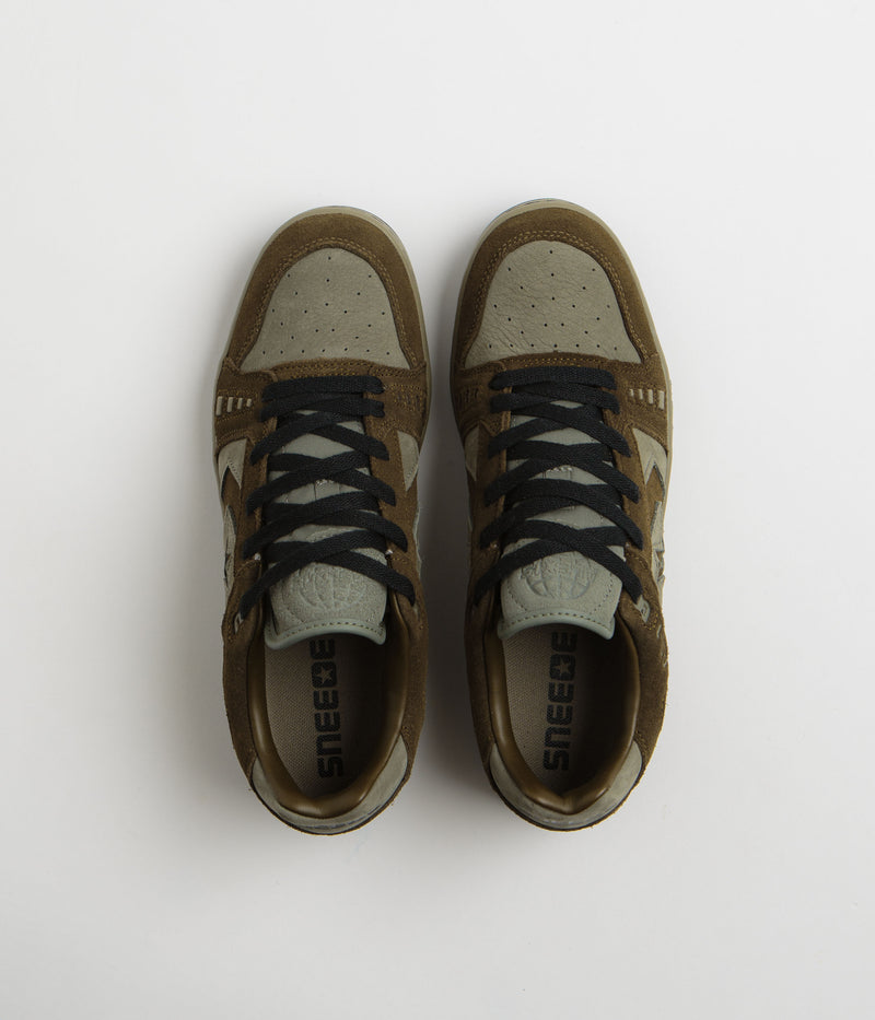 Converse x Sneeze Mag AS-1 Pro Ox Shoes in Olive Submarine and Surplus Olive / Black