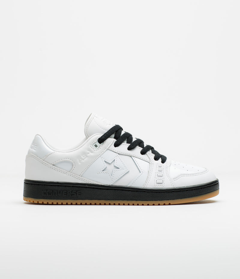 Converse x Sneeze Mag AS-1 Pro Ox Shoes in White and Black / Gum Honey