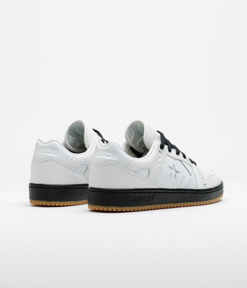 Converse x Sneeze Mag AS-1 Pro Ox Shoes in White and Black / Gum Honey
