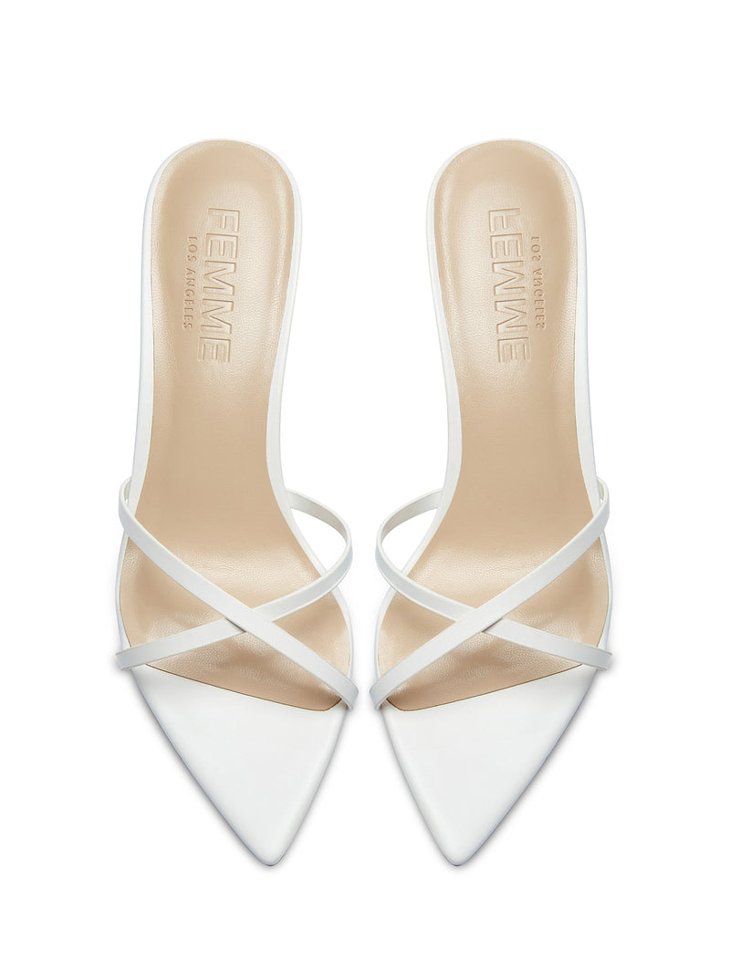 Copenhagen Slipper - White - FEMME LA