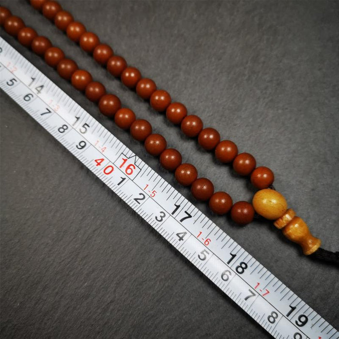 Corypha Linn Seed Mala,0.32" - Tibetan Buddhist mala beads, view 8