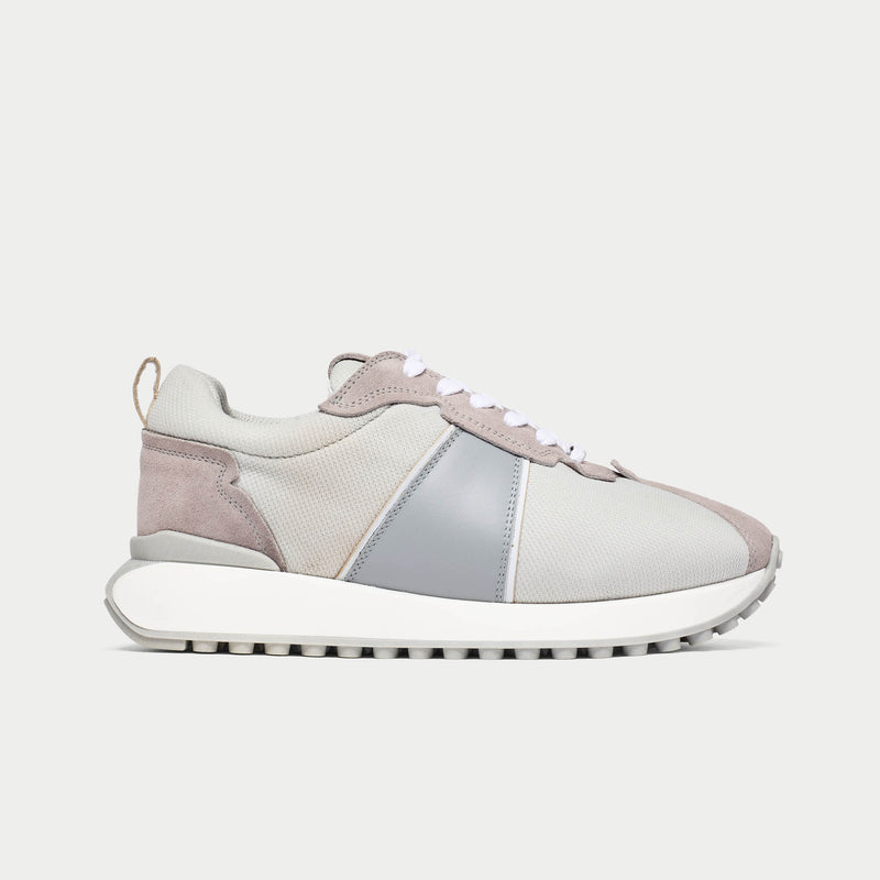 grey sneaker on a white background