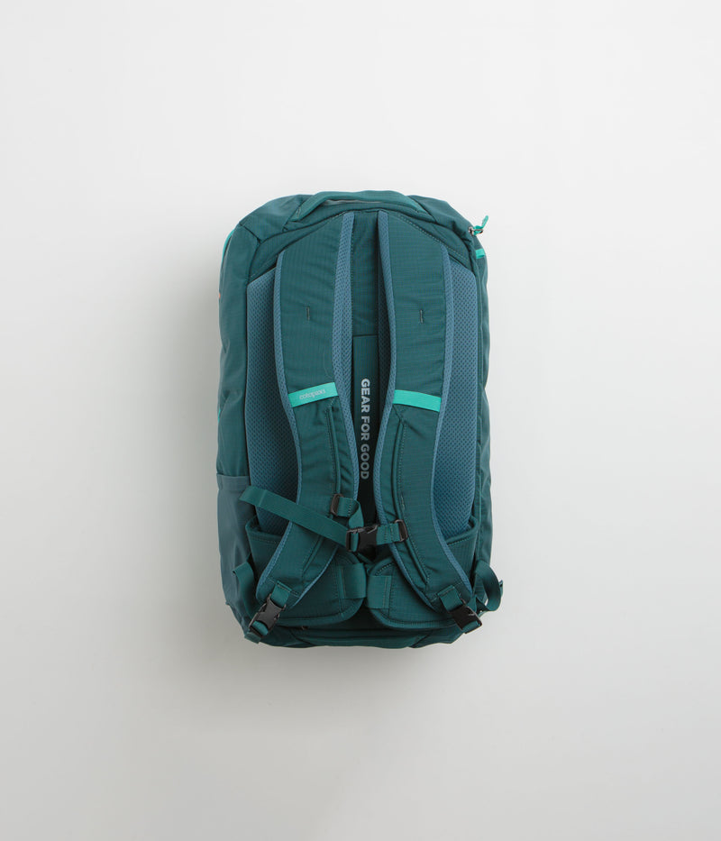Cotopaxi Allpa 35L Travel Pack in Blue Spruce and Abyss