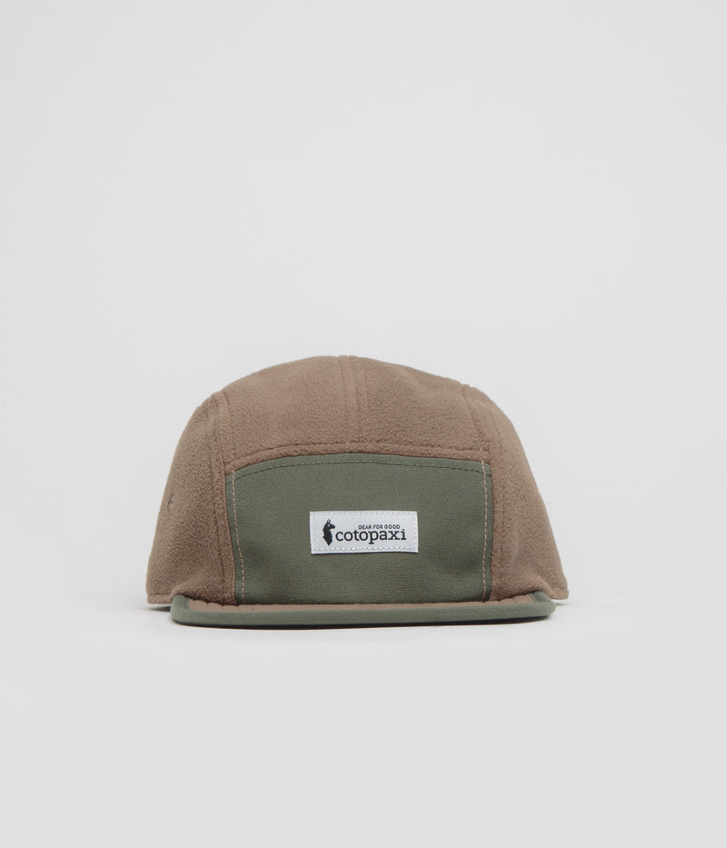 Cotopaxi Fleece 5 Panel Cap in Fatigue and Dune