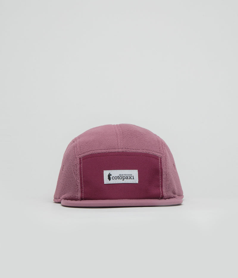 Cotopaxi Fleece 5 Panel Cap in Jam and Fig
