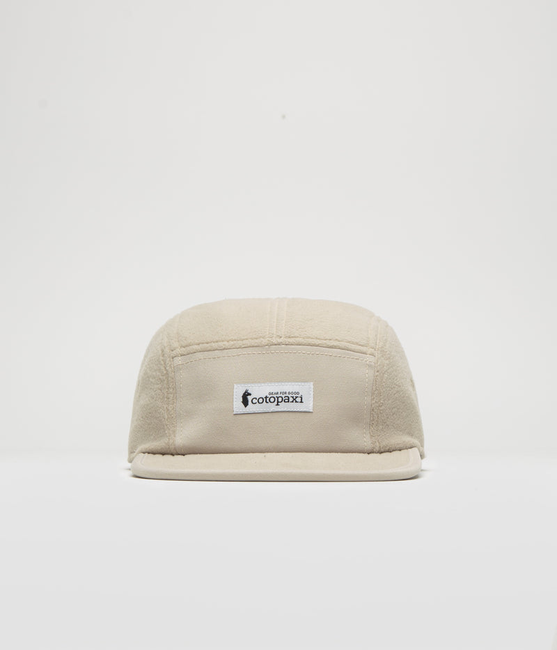 Cotopaxi Fleece 5 Panel Cap in Oatmeal