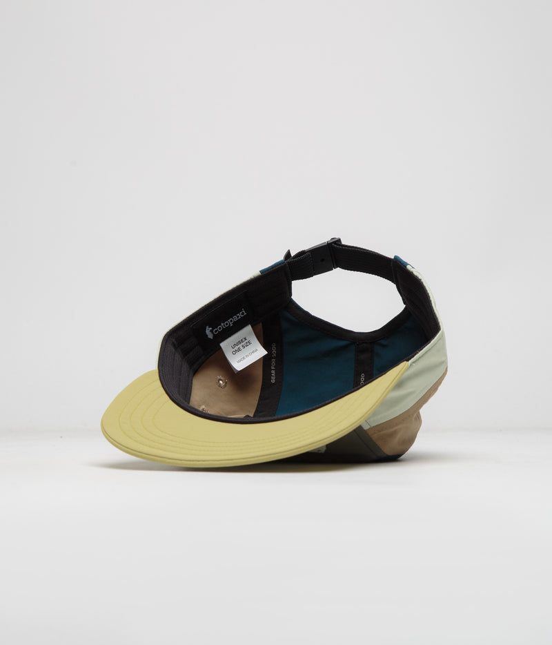 Cotopaxi Tech 5 Panel Cap in Fatigue and Lemongrass