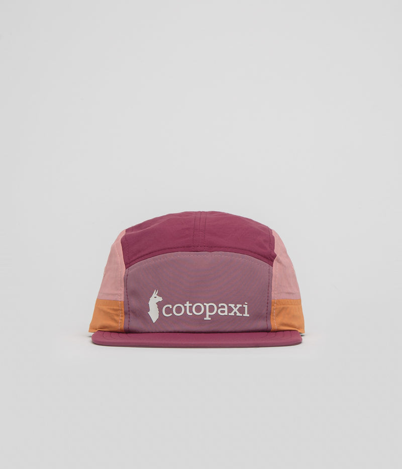 Cotopaxi Tech 5 Panel Cap in Fig and Jam