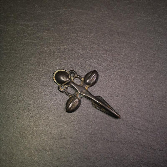 Cross vajra Phurba - 2.6" - Tibetan Buddhist vajra, view 7