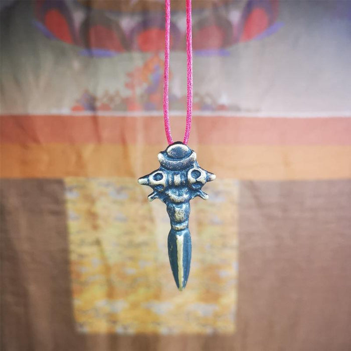 Cross Vajra Phurba 2.36" - Tibetan Buddhist vajra, view 7