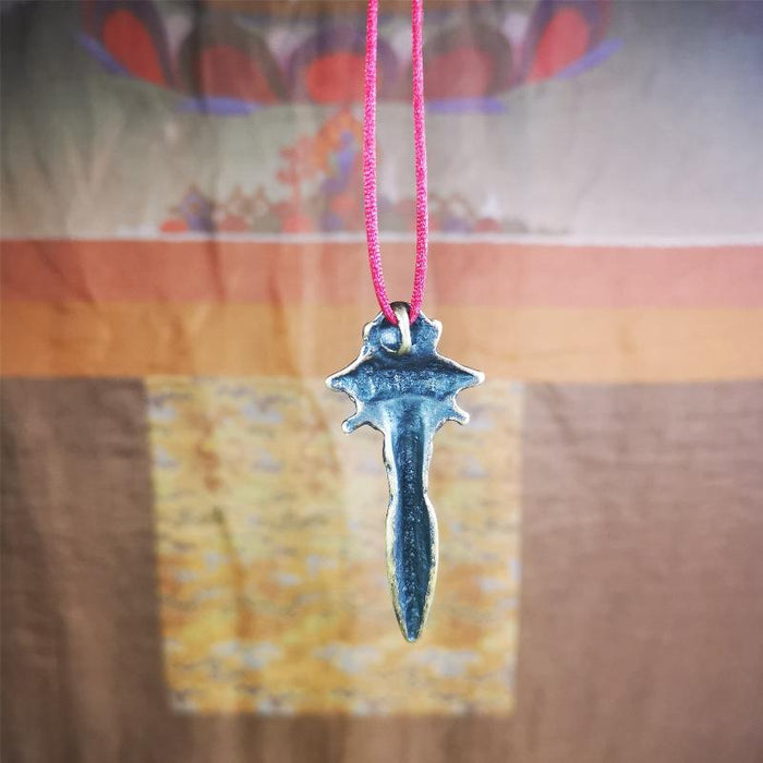 Cross Vajra Phurba 2.36" - Tibetan Buddhist vajra, view 8