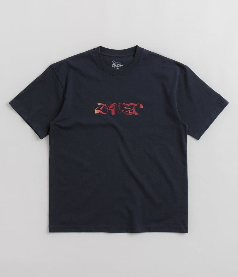 Dancer Analog Triple Logo T-Shirt in Dark Navy