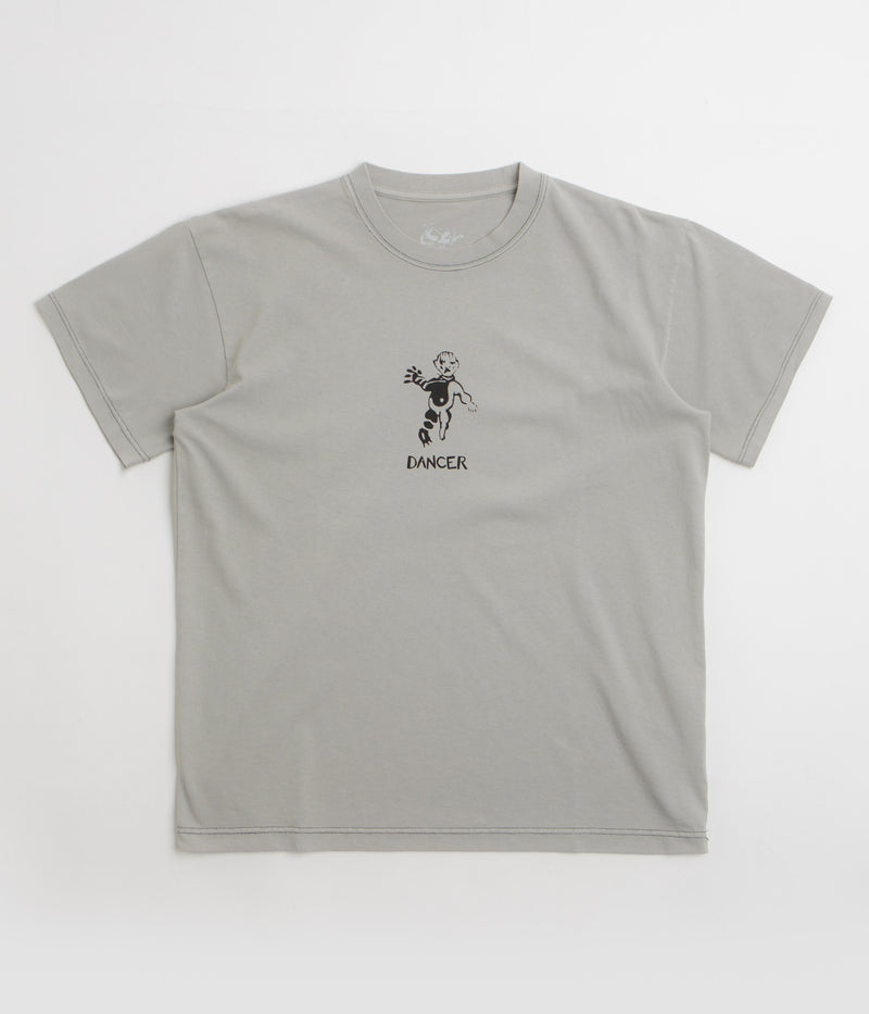 Dancer OG Logo T-Shirt in Oyster Grey Pigment