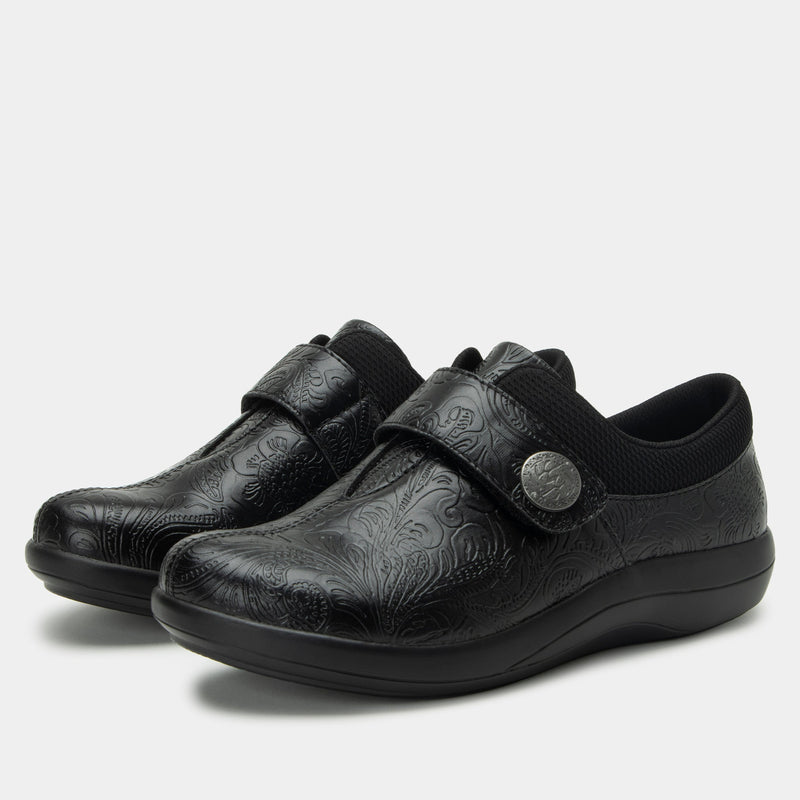 Danni Bless Your Heart Black Shoe | Alegria Shoes