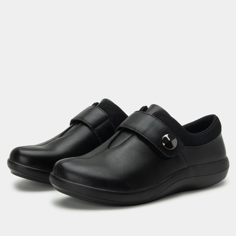 Danni Jet Black Shoe | Alegria Shoes