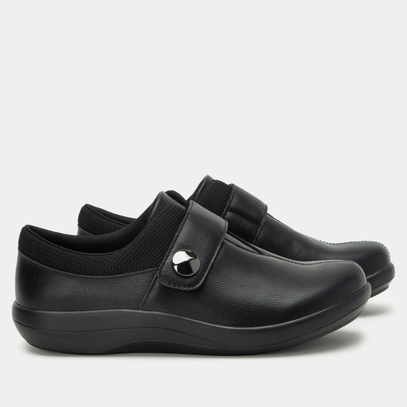Danni Jet Black Shoe | Alegria Shoes