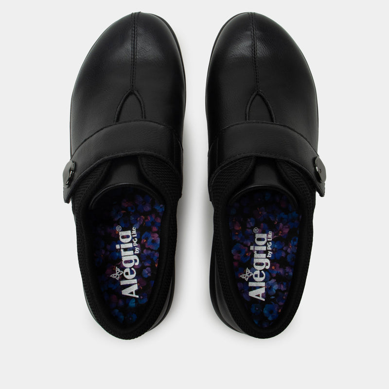 Danni Jet Black Shoe | Alegria Shoes