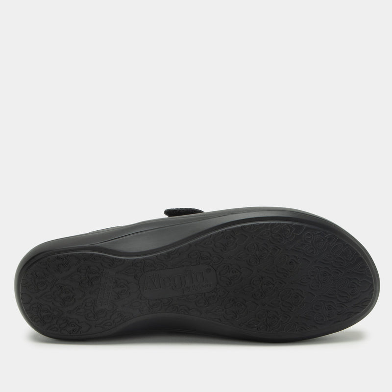 Danni Jet Black Shoe | Alegria Shoes