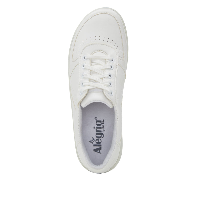 Daphne White Softie Shoe | Alegria Shoes