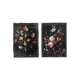 Dark Bloom Panel Print Set of 2