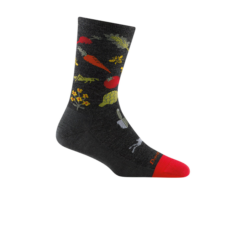 Darn Tough Farmer's Market Lightweight Crew Sock (Women) - Charcoal Accessories - Socks - Lifestyle - The Heel Shoe Fitters