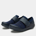 Dasher Navy Multi Shoe | Alegria Shoes