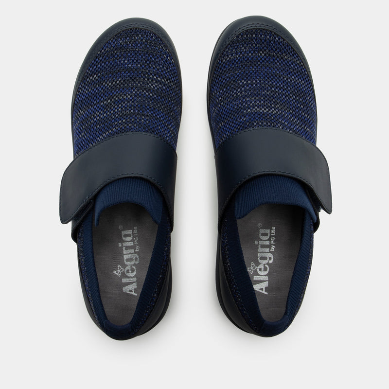 Dasher Navy Multi Shoe | Alegria Shoes