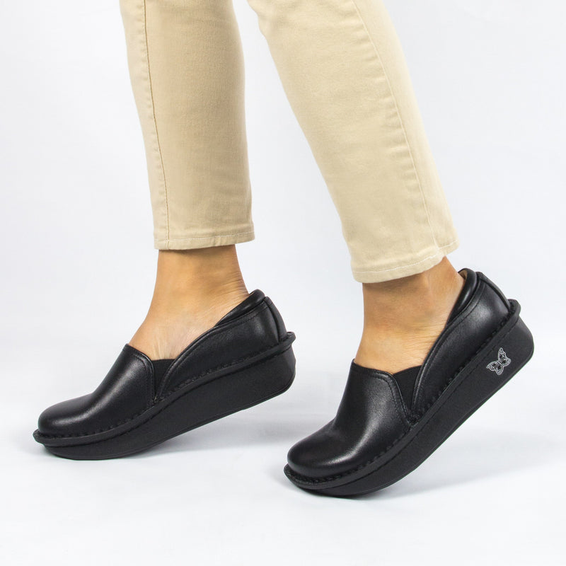 Debra Black Nappa Shoe | Alegria Shoes