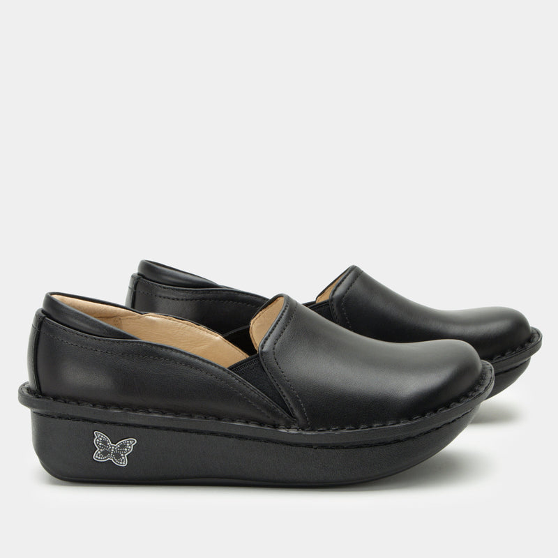 Debra Black Nappa Shoe | Alegria Shoes