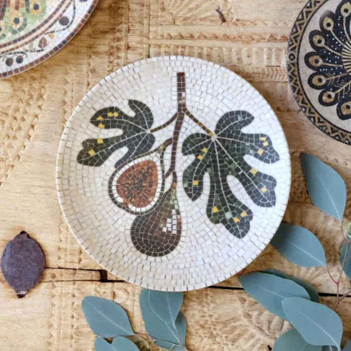 Decorative Fig Mosaic Plate