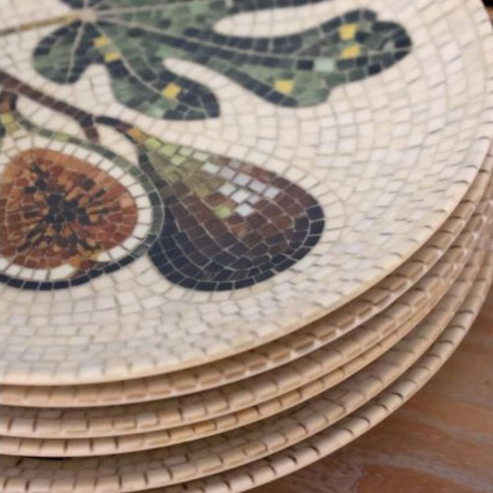 Decorative Fig Mosaic Plate