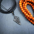 Demon Amulet 1.8" - Tibetan Buddhist amulet, front view