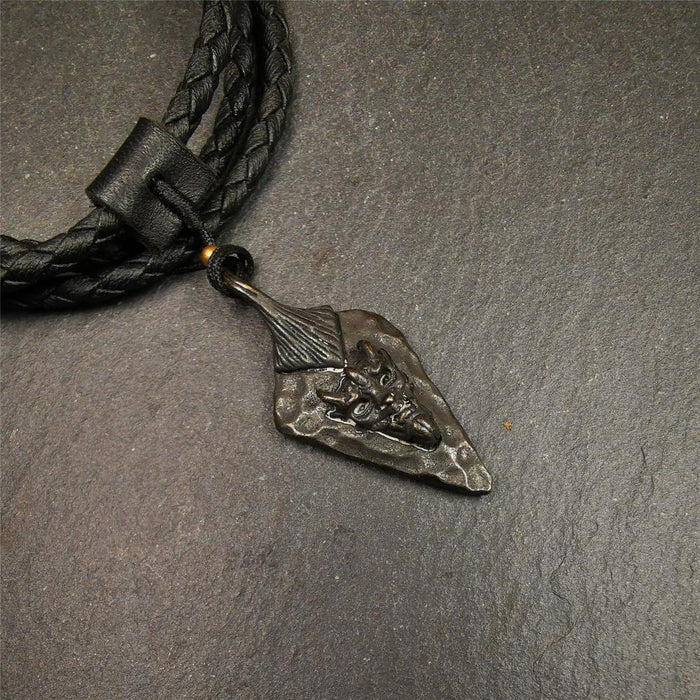 Demon Amulet 1.8" - Tibetan Buddhist amulet, view 4