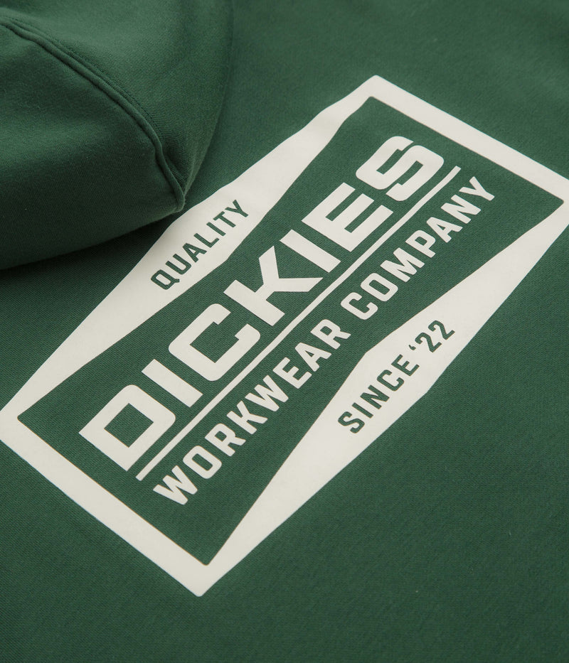 Dickies Bolivar Full Zip Hoodie in Pine Needle Green