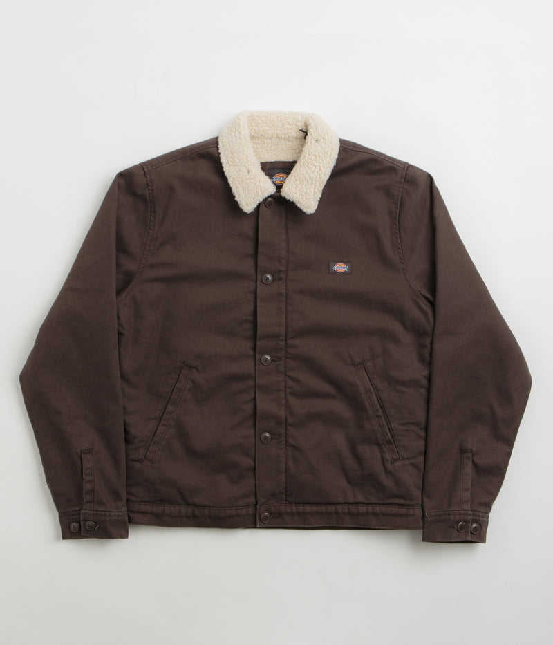 Dickies Duck Canvas Deck Jacket in Dark Brown