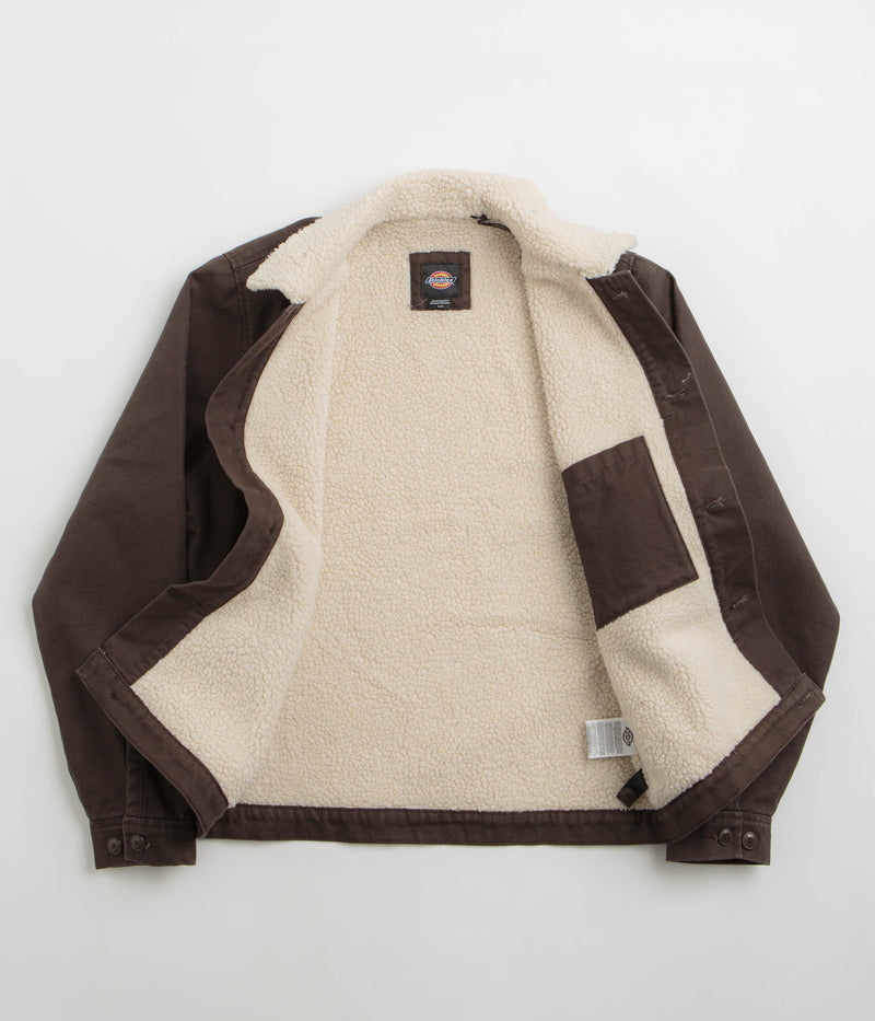 Dickies Duck Canvas Deck Jacket in Dark Brown